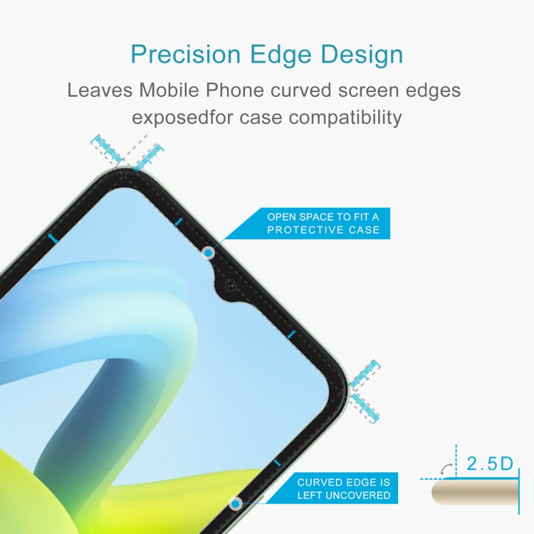 For Xiaomi Redmi A2 / A2+ / A1 / A1+ / Xiaomi Poco C50 / C51 10Ppcs 0.26mm 9H 2.5D Tempered Glass Film