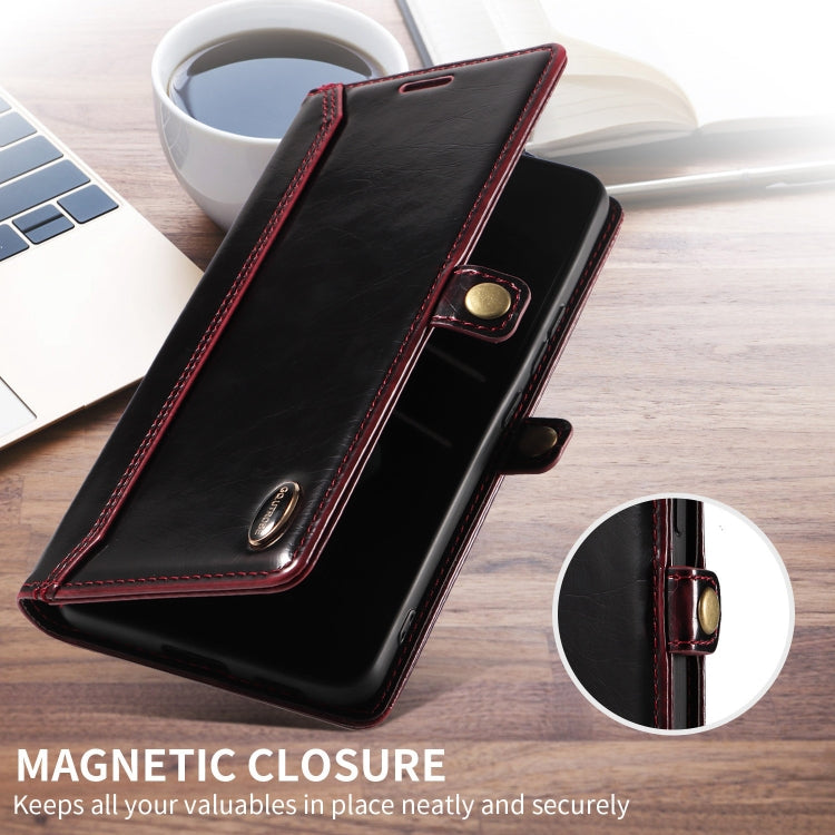 For Samsung Galaxy Note20 GQUTROBE RFID Blocking Oil Wax Leather Phone Case