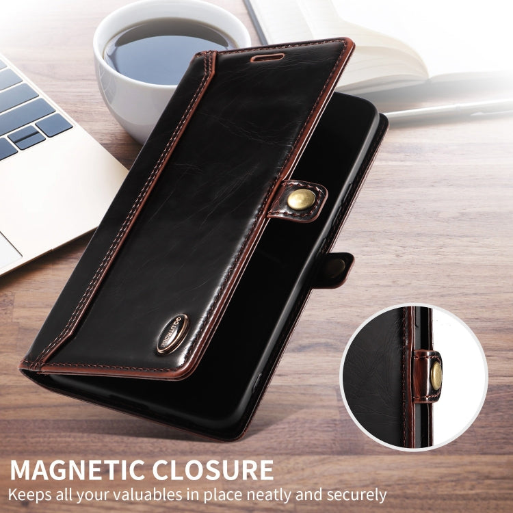 For Samsung Galaxy Note20 GQUTROBE RFID Blocking Oil Wax Leather Phone Case