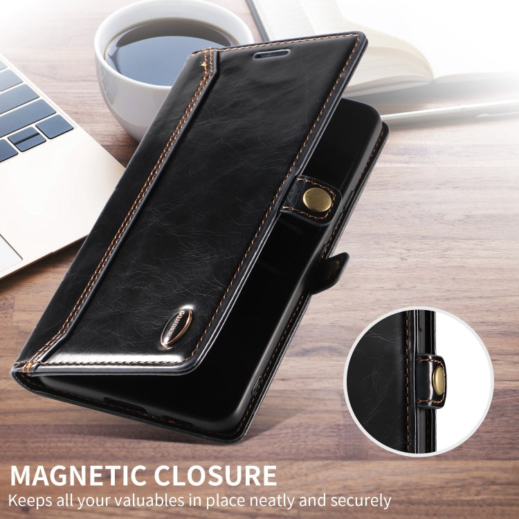 For Samsung Galaxy Note20 Ultra GQUTROBE RFID Blocking Oil Wax Leather Phone Case