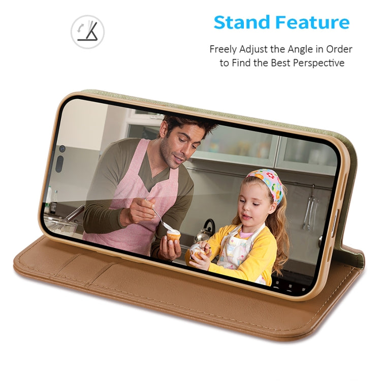 For iPhone 14 Pro DUX DUCIS Hivo Series Cowhide + PU + TPU Leather Case