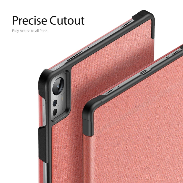 For Xiaomi Pad 5 Pro 12.4 DUX DUCIS Domo Series Horizontal Flip Magnetic PU Case