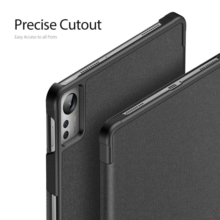 For Xiaomi Pad 5 Pro 12.4 DUX DUCIS Domo Series Horizontal Flip Magnetic PU Case