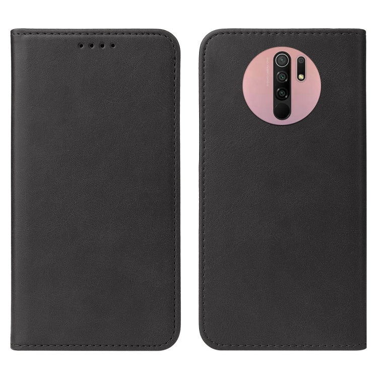 For Xiaomi Redmi 9 Prime Magnetic Closure Leather Phone Case