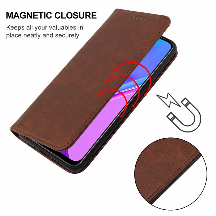 For Xiaomi Redmi 9 Prime Magnetic Closure Leather Phone Case