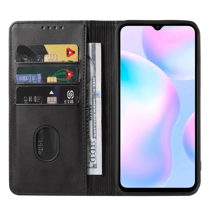 For Xiaomi Redmi 9AT Magnetic Closure Leather Phone Case