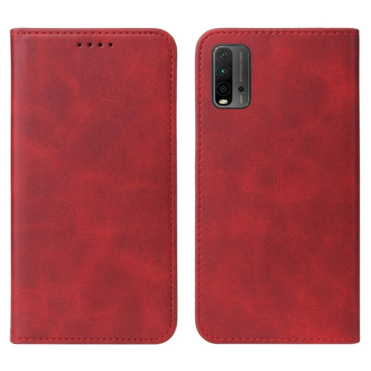 For Xiaomi Redmi 9T Magnetic Closure Leather Phone Case