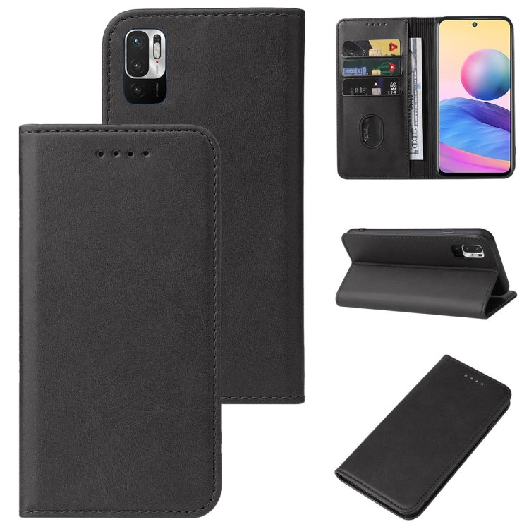 For Xiaomi Redmi 10 5G Magnetic Closure Leather Phone Case