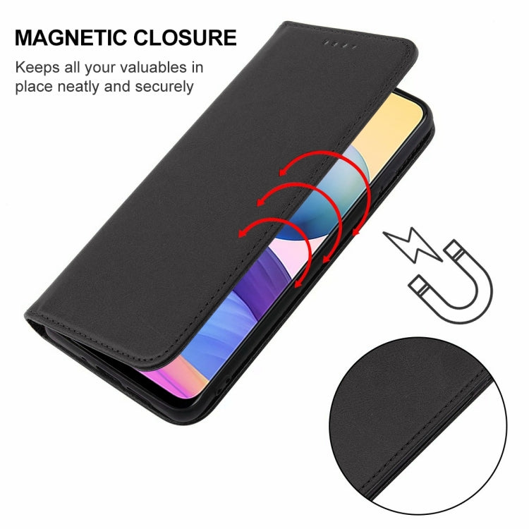 For Xiaomi Redmi 10 5G Magnetic Closure Leather Phone Case