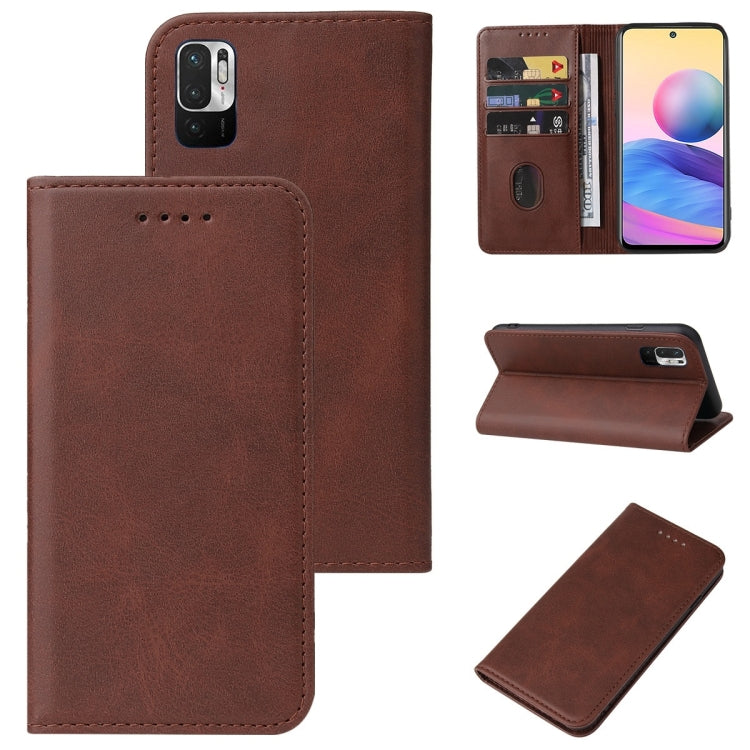 For Xiaomi Redmi 10 5G Magnetic Closure Leather Phone Case