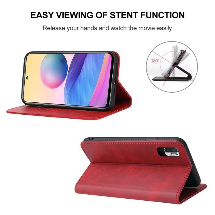 For Xiaomi Redmi 10 5G Magnetic Closure Leather Phone Case