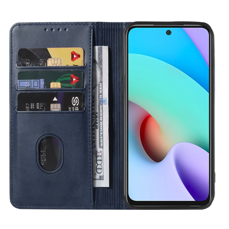 For Xiaomi Redmi 10 China / Note 11 4G China Magnetic Closure Leather Phone Case