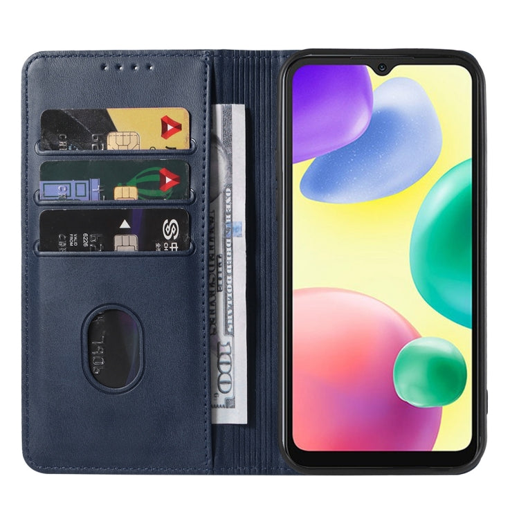 For Xiaomi Redmi 10A Magnetic Closure Leather Phone Case