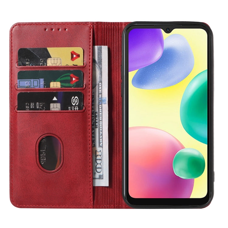 For Xiaomi Redmi 10A Magnetic Closure Leather Phone Case