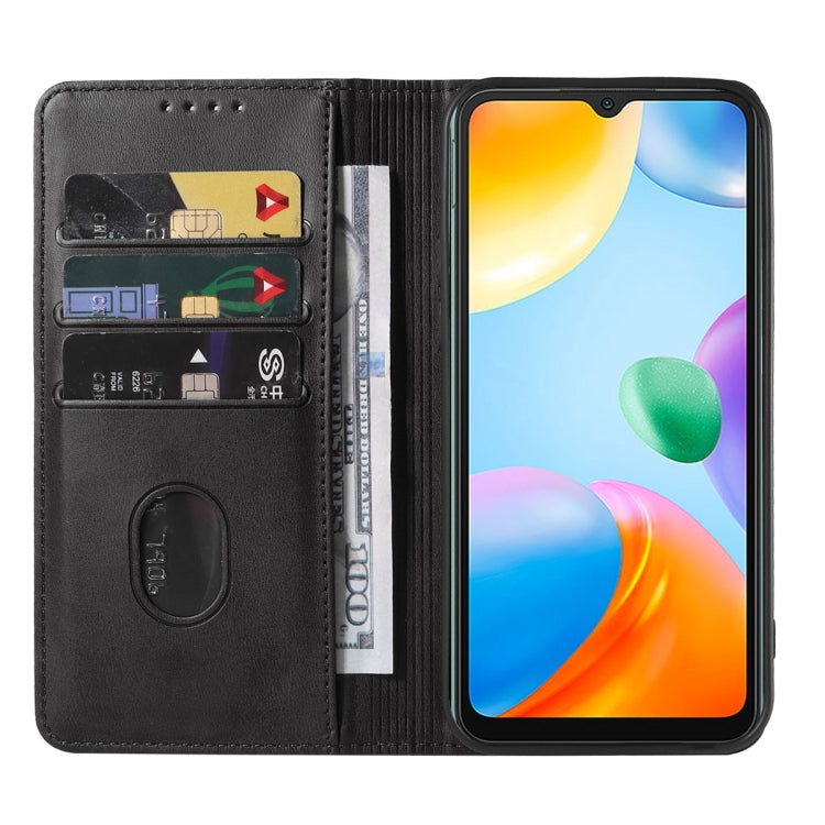 For Xiaomi Redmi 10C Magnetic Closure Leather Phone Case
