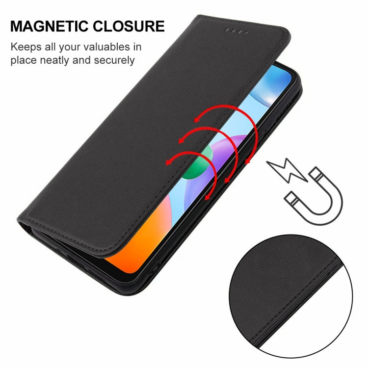 For Xiaomi Redmi 10C Magnetic Closure Leather Phone Case