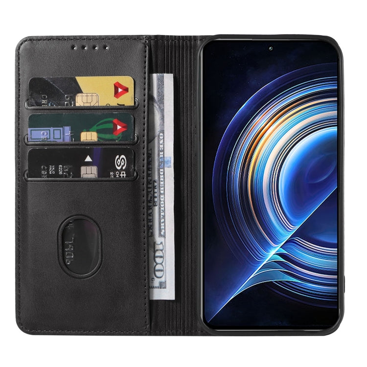 For Xiaomi Redmi K50 Magnetic Closure Leather Phone Case