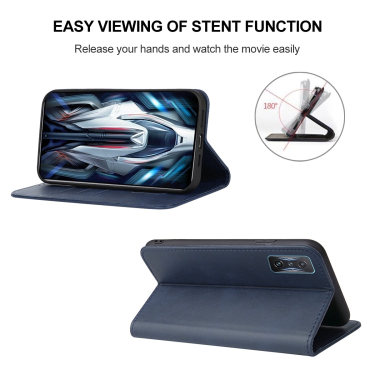 For Xiaomi Redmi K50 Gaming Magnetic Closure Leather Phone Case