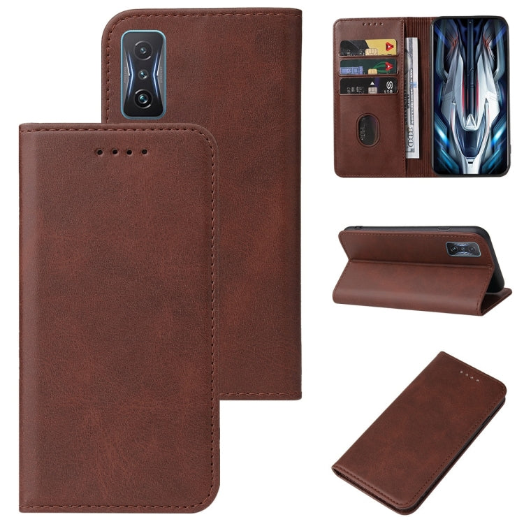 For Xiaomi Redmi K50 Gaming Magnetic Closure Leather Phone Case