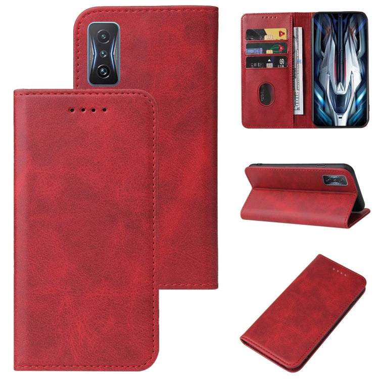For Xiaomi Redmi K50 Gaming Magnetic Closure Leather Phone Case