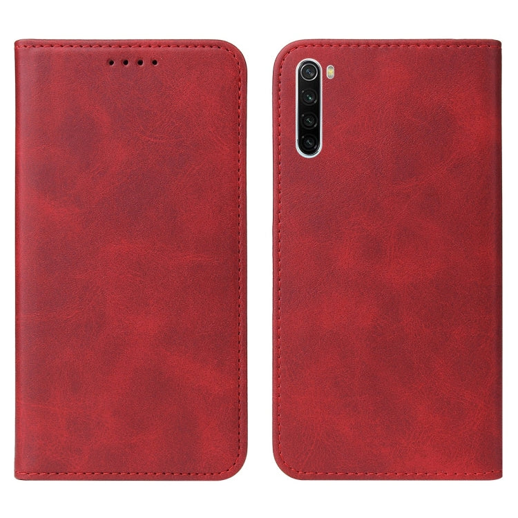 For Xiaomi Redmi Note 8 2021 Magnetic Closure Leather Phone Case