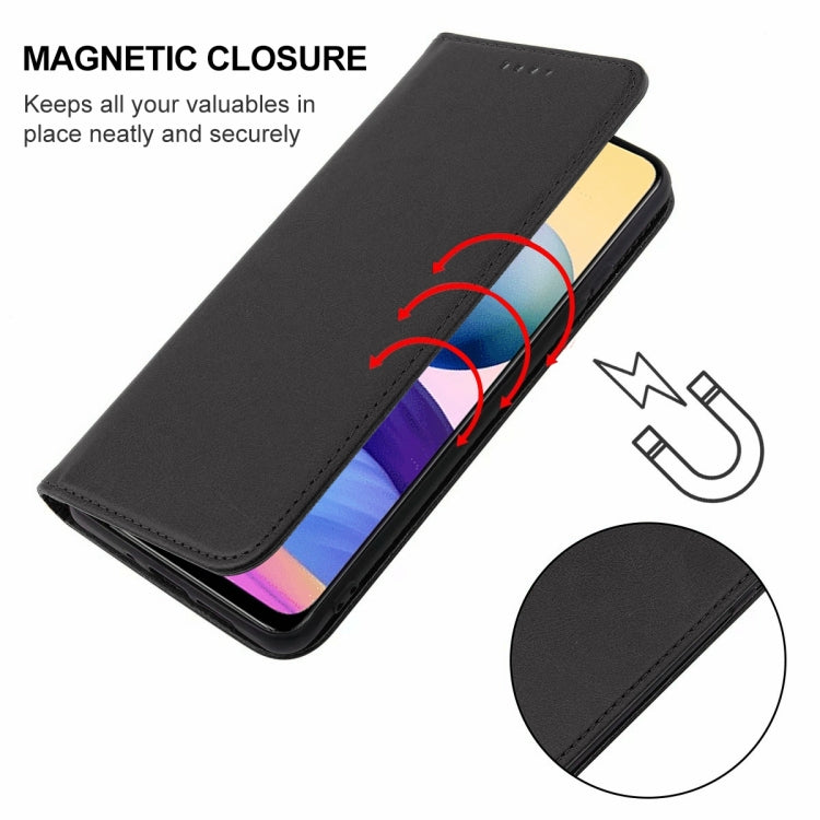For Xiaomi Redmi Note 10 JE Magnetic Closure Leather Phone Case