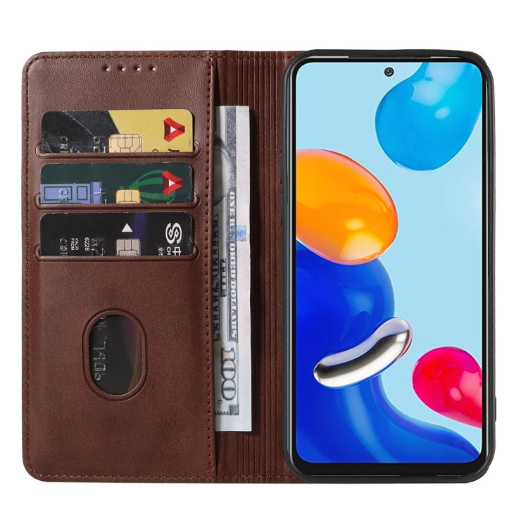 For Xiaomi Poco M4 Pro Magnetic Closure Leather Phone Case