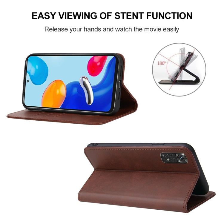For Xiaomi Poco M4 Pro Magnetic Closure Leather Phone Case