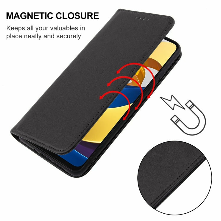 For Xiaomi Redmi Note 11 5G Magnetic Closure Leather Phone Case
