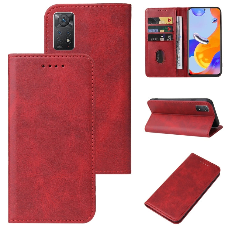 For Xiaomi Redmi Note 11 Pro Magnetic Closure Leather Phone Case
