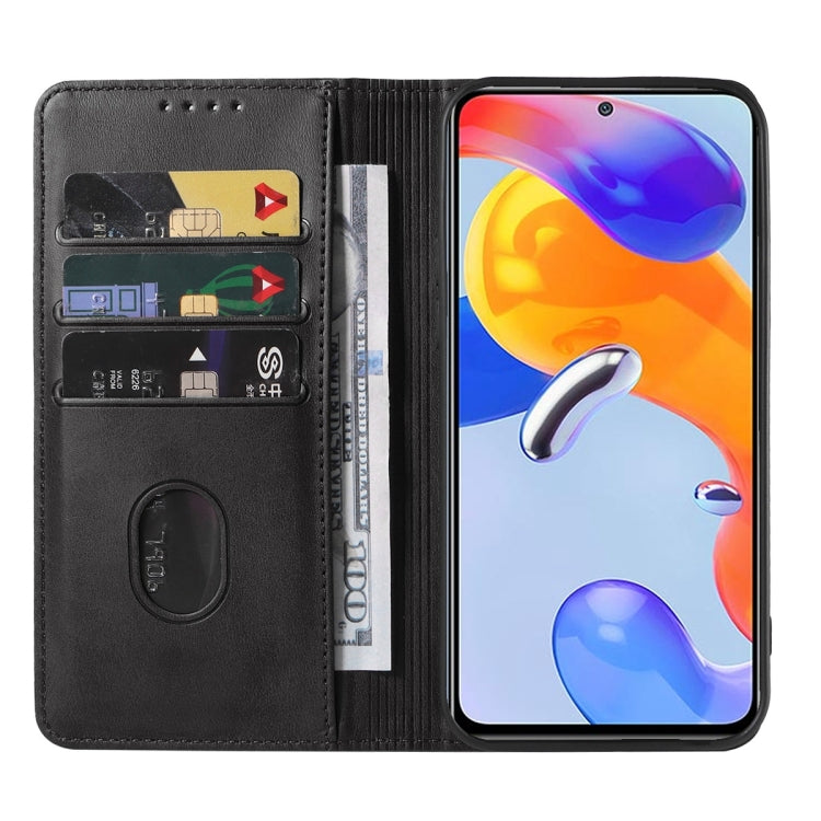 For Xiaomi Redmi Note 11 Pro 5G Magnetic Closure Leather Phone Case