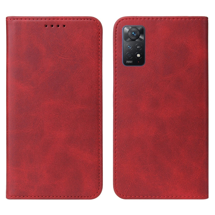 For Xiaomi Redmi Note 11 Pro 5G Magnetic Closure Leather Phone Case