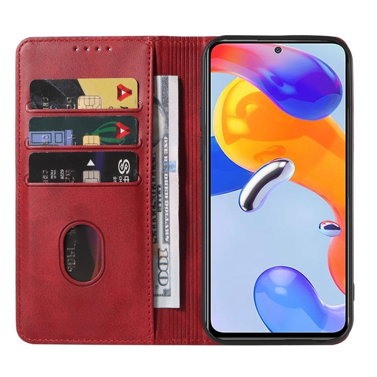 For Xiaomi Redmi Note 11 Pro 5G Magnetic Closure Leather Phone Case