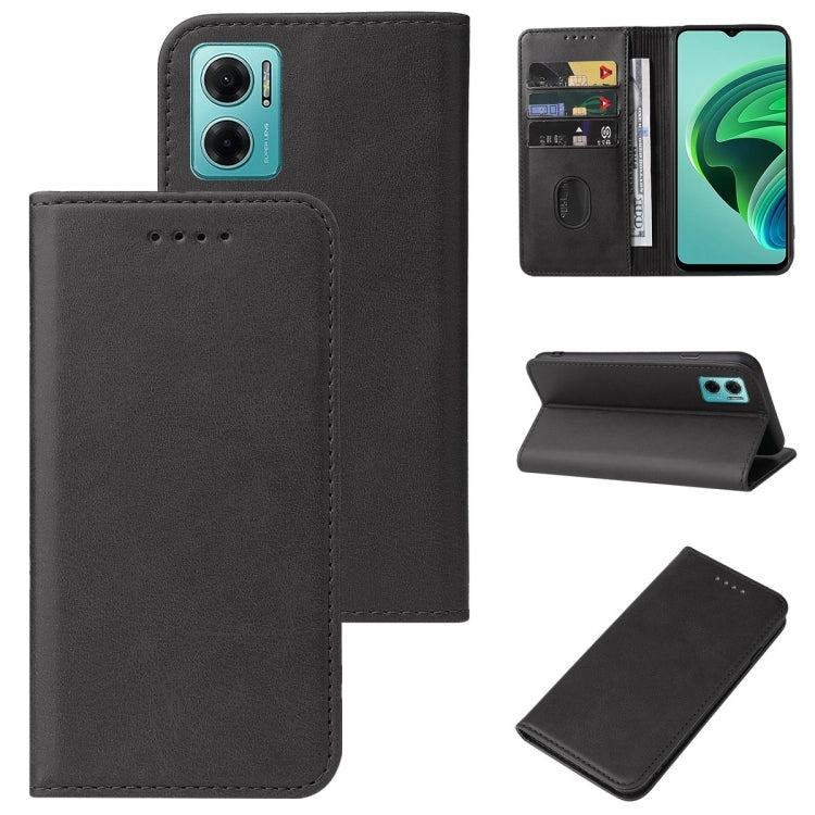 For Xiaomi Redmi Note 11E Magnetic Closure Leather Phone Case