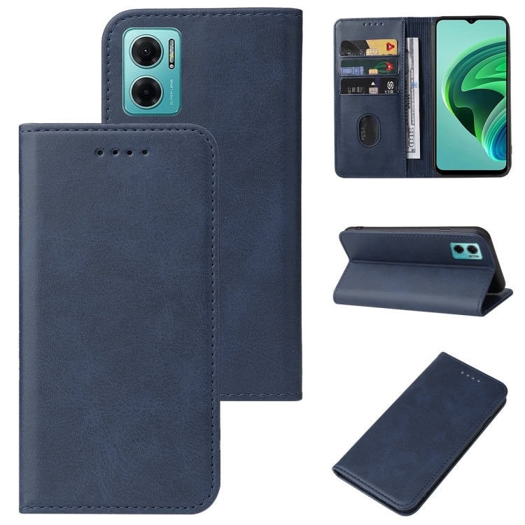 For Xiaomi Redmi Note 11E Magnetic Closure Leather Phone Case