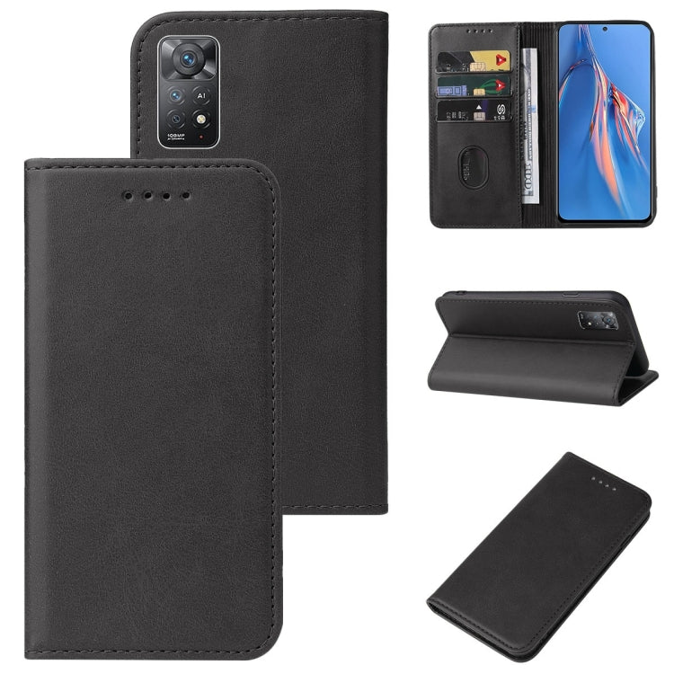 For Xiaomi Redmi Note 11E Pro Magnetic Closure Leather Phone Case