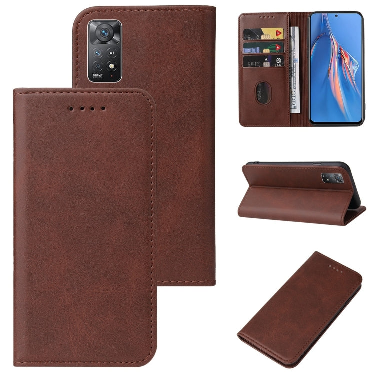 For Xiaomi Redmi Note 11E Pro Magnetic Closure Leather Phone Case