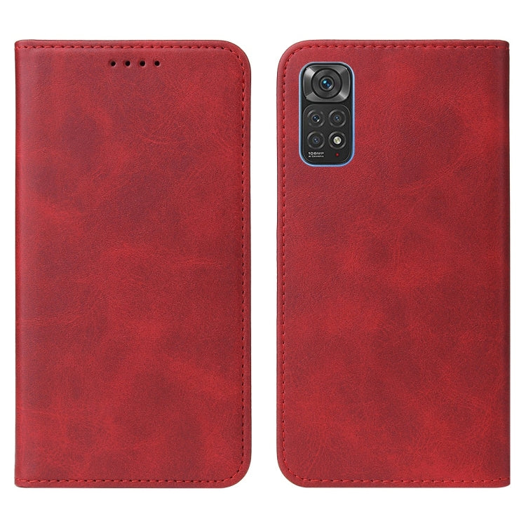For Xiaomi Redmi Note 11S Magnetic Closure Leather Phone Case