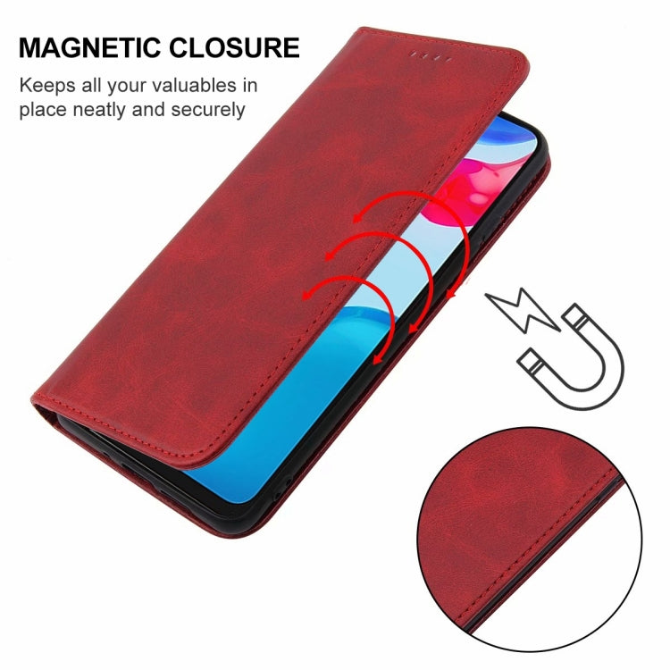 For Xiaomi Redmi Note 11S Magnetic Closure Leather Phone Case