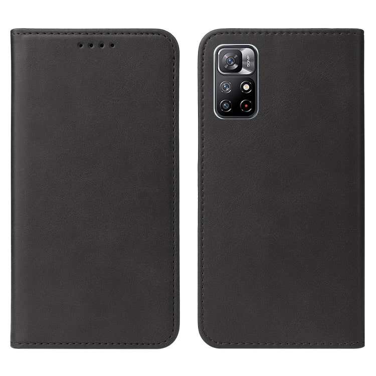 For Xiaomi Redmi Note 11S 5G Magnetic Closure Leather Phone Case