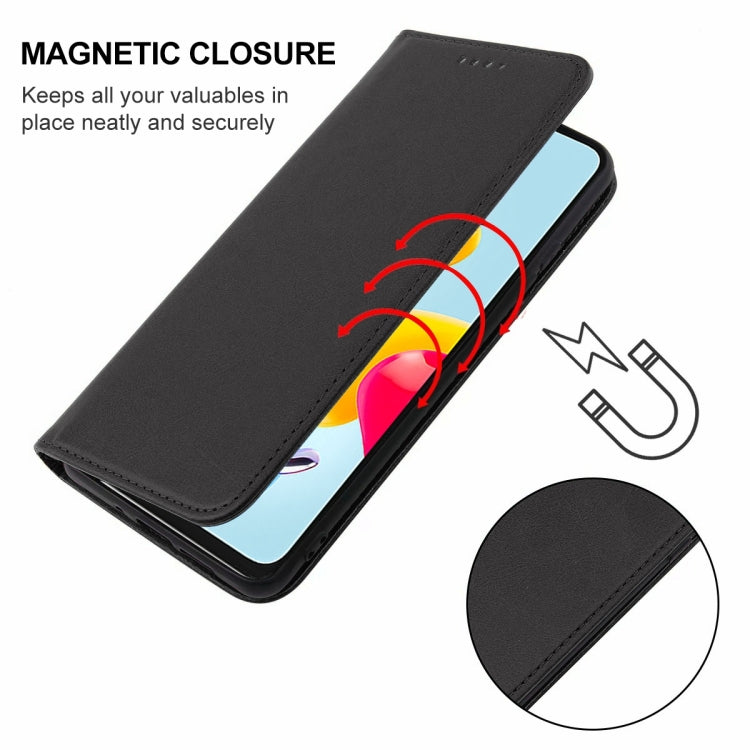 For Xiaomi Redmi Note 11S 5G Magnetic Closure Leather Phone Case