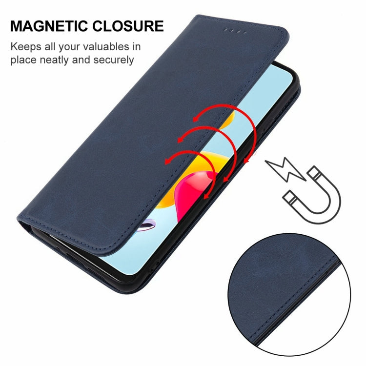 For Xiaomi Redmi Note 11S 5G Magnetic Closure Leather Phone Case