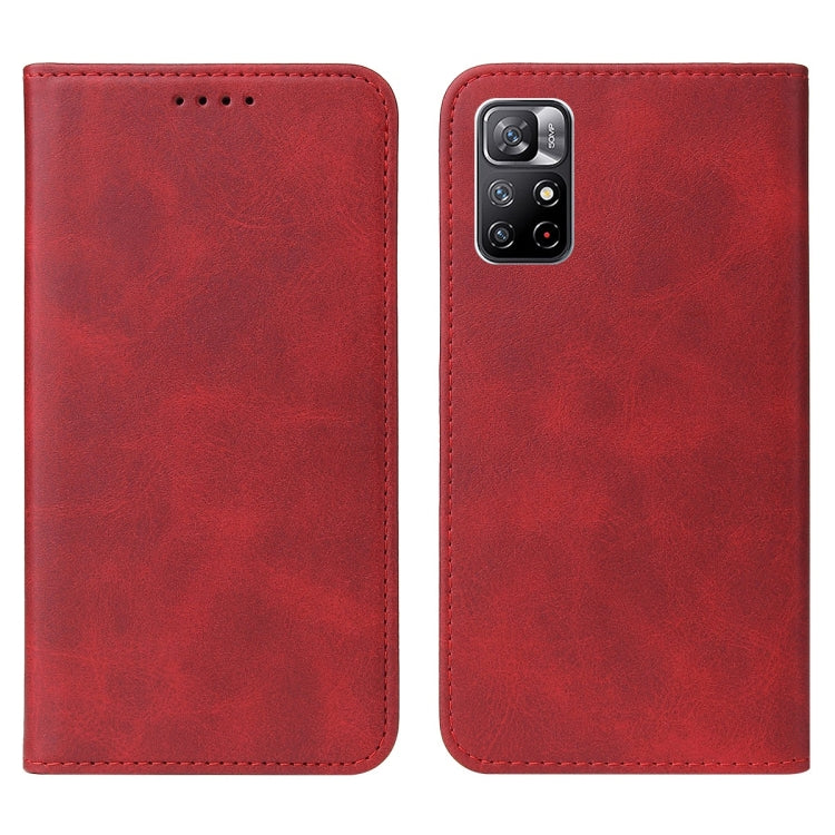 For Xiaomi Redmi Note 11S 5G Magnetic Closure Leather Phone Case