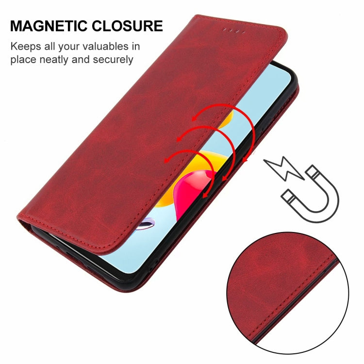 For Xiaomi Redmi Note 11S 5G Magnetic Closure Leather Phone Case