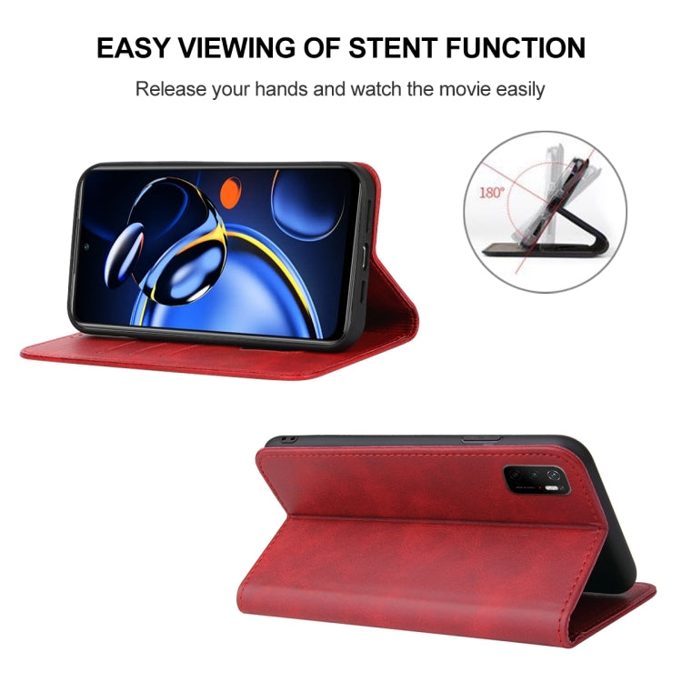 For Xiaomi Redmi Note 11 SE Magnetic Closure Leather Phone Case