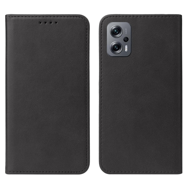 For Xiaomi Redmi Note 11T Pro+ Magnetic Closure Leather Phone Case