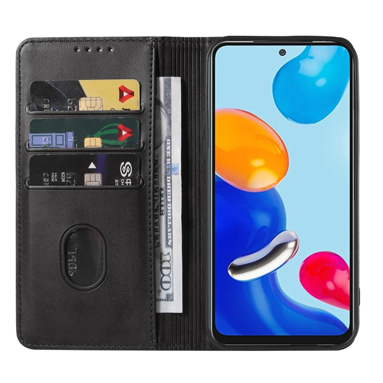 For Xiaomi Redmi Note 11 Global Magnetic Closure Leather Phone Case