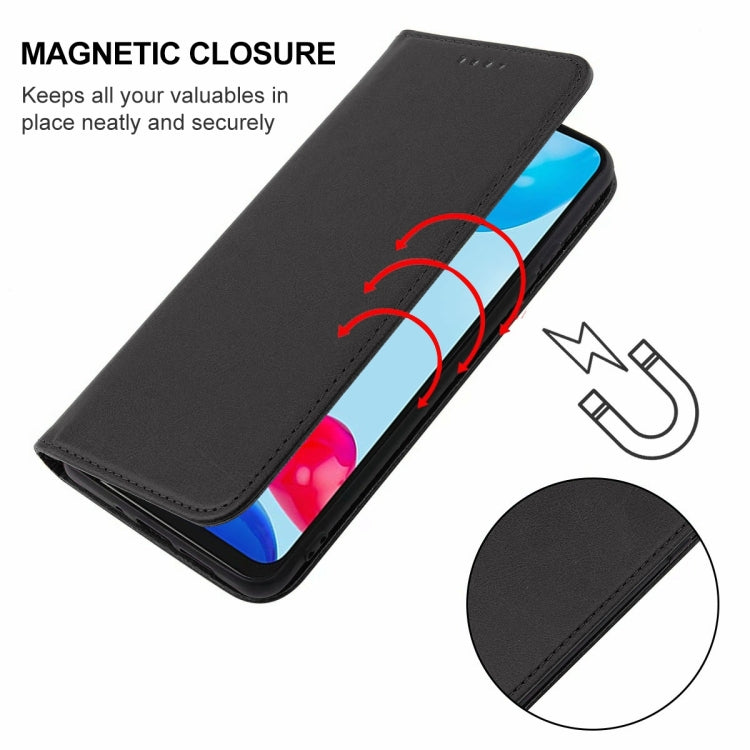 For Xiaomi Redmi Note 11 Global Magnetic Closure Leather Phone Case