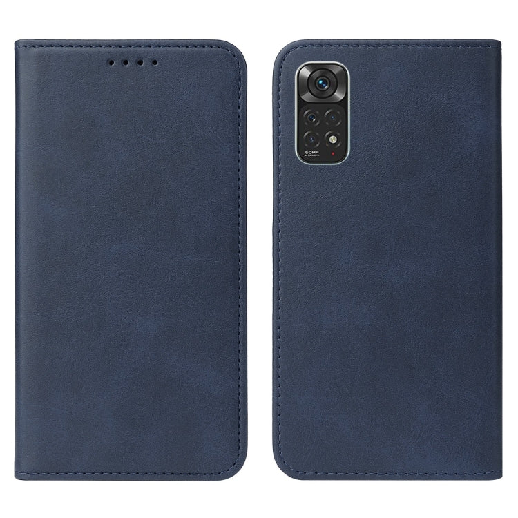 For Xiaomi Redmi Note 11 Global Magnetic Closure Leather Phone Case