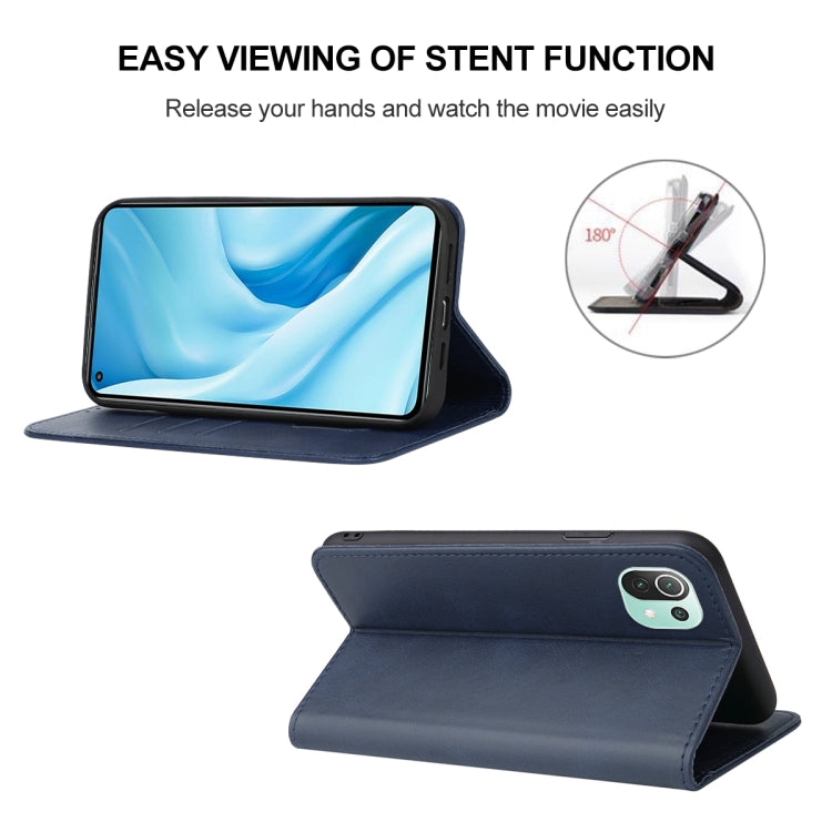 For Xiaomi Mi 11 Lite 4G / 5G Magnetic Closure Leather Phone Case